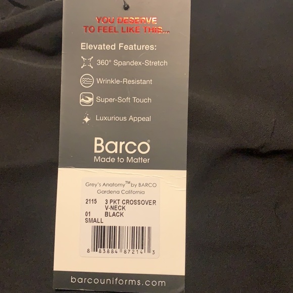 Grey’s Anatomy NWT by Barco Signature - 3 Pocket Scrub Set-Medical Pants and Top - Picture 13 of 16